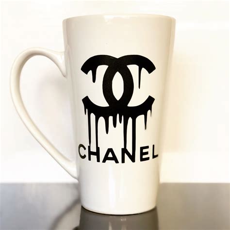 chanel coffee mug gold|chanel thermal cup.